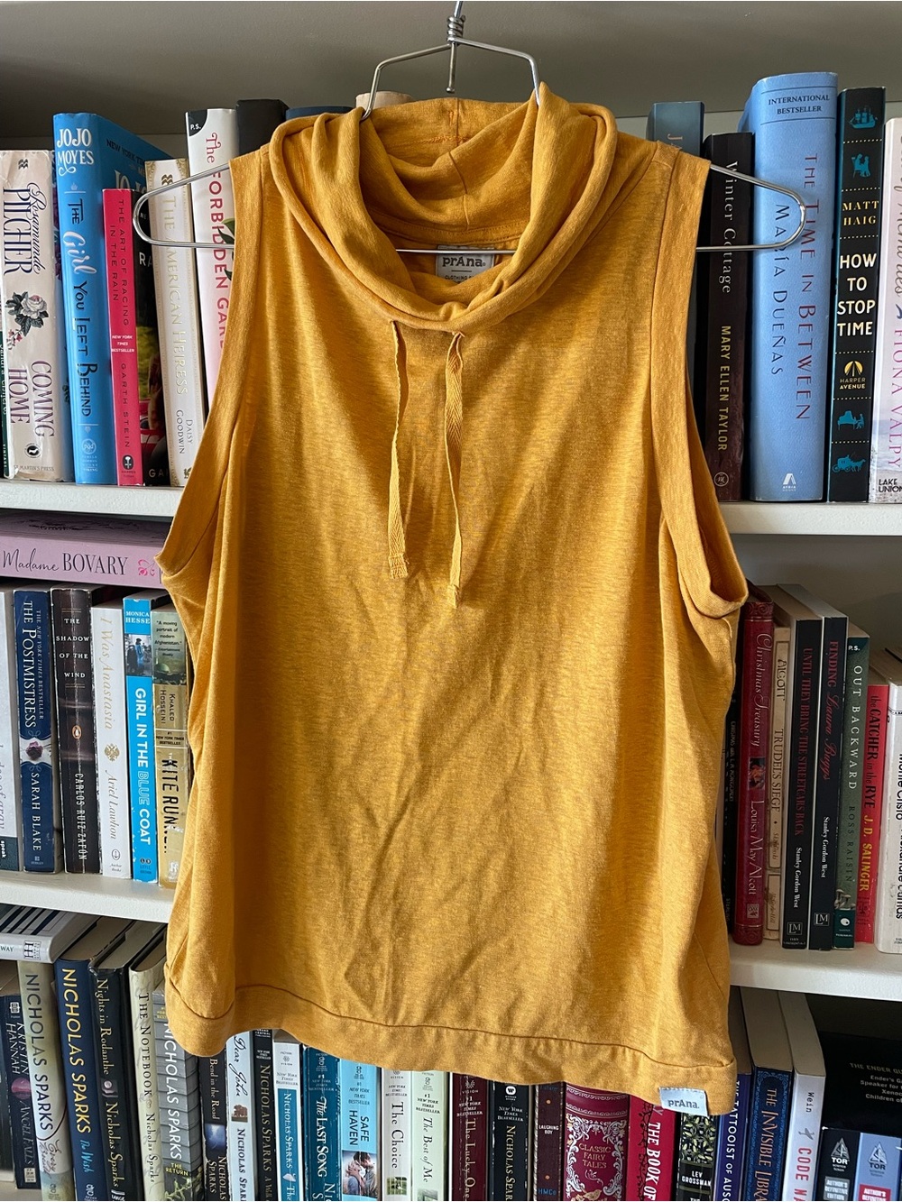 Prana linen cotton cowl neck tank
